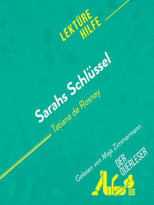 cover image of Sarahs Schlüssel von Tatiana de Rosnay Lektürehilfe